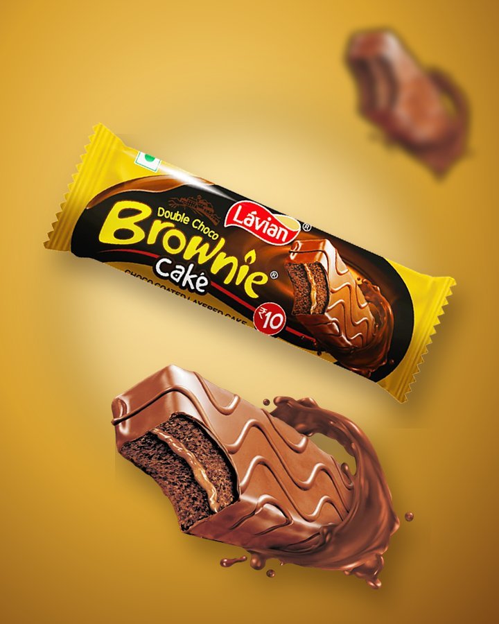 Lavian Double Choco Brownie cake