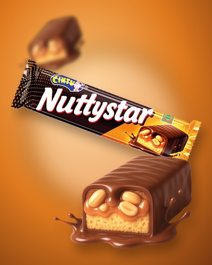 Cintu Nuttystar chocolate bar